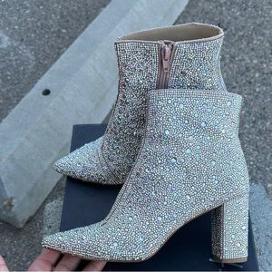 Betsey Johnson Rhinestone SB-Cady boots